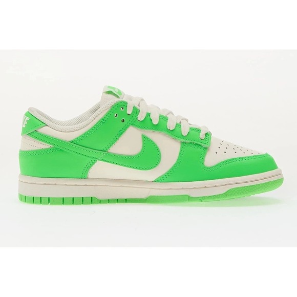 Nike Shoes - NIKE DUNK LOW Womens Size 6 Sail Green Strike White Neon Shoes HV0842-133 NEW